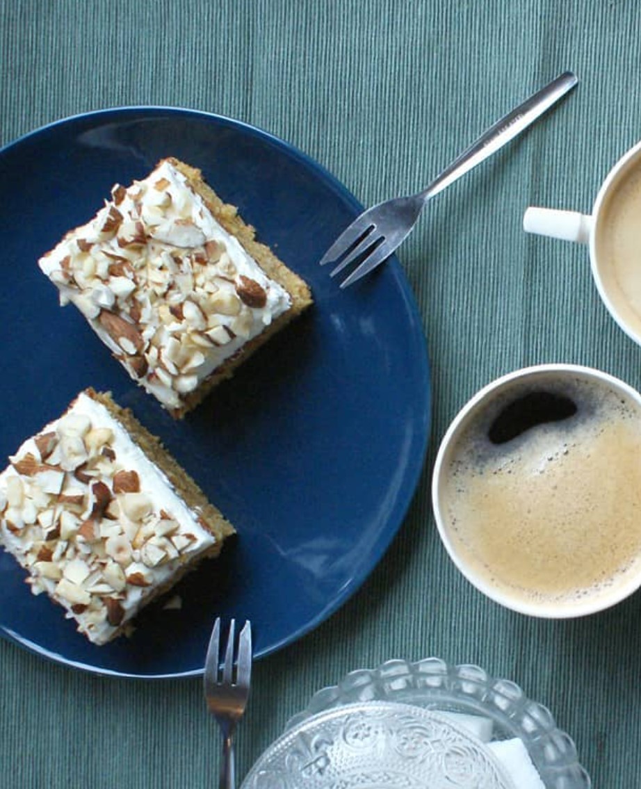 Smashing Pumpkins – Pompoencake met noten-mascarpone topping