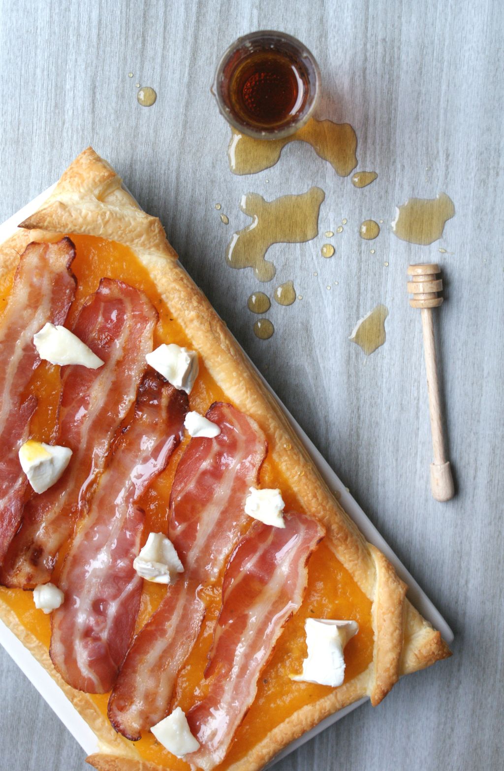 Power puff pastry – Pompoen-spek bladerdeeghapje met&nbsp;ahornsiroop