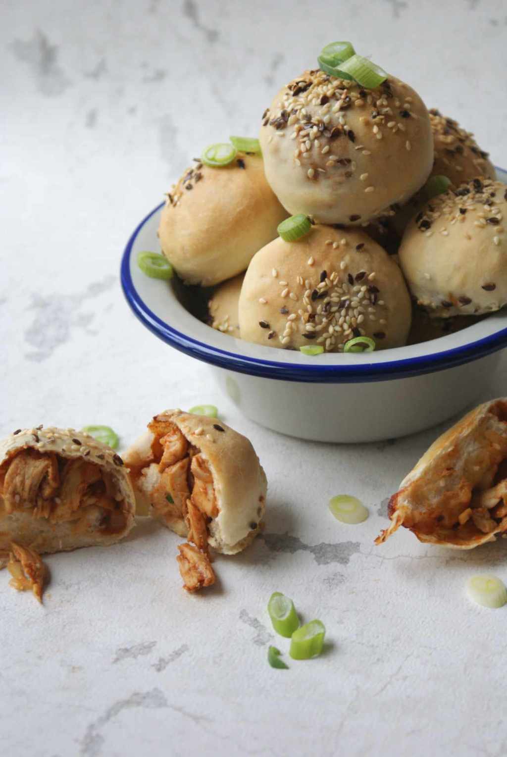 Kiplekker – Pulled chicken bbq&nbsp;broodjes