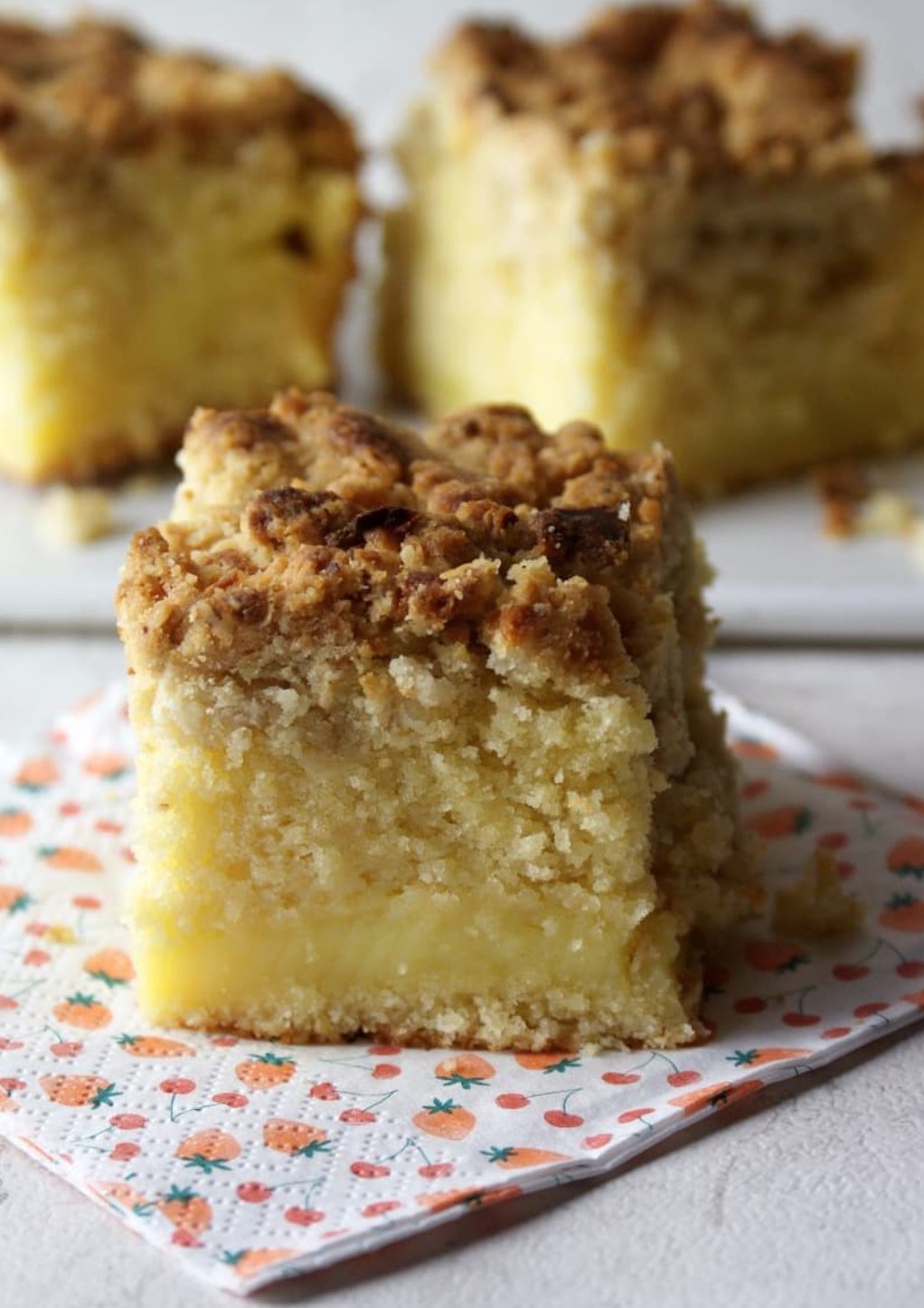 Knibbel en knobbel – Crumble&nbsp;puddingcake